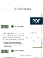 LEY DE HOOKE Y DEFORMACIÓN POR TENSIÓN SIMPLE