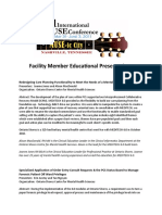 Facility Member Education - Master