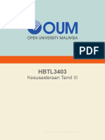 HBTL3403 Kesusasteraan Tamil III - Vapr20 PDF