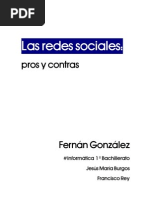 Download Las redes sociales pros y contras by Fernn Gonzlez SN46768647 doc pdf