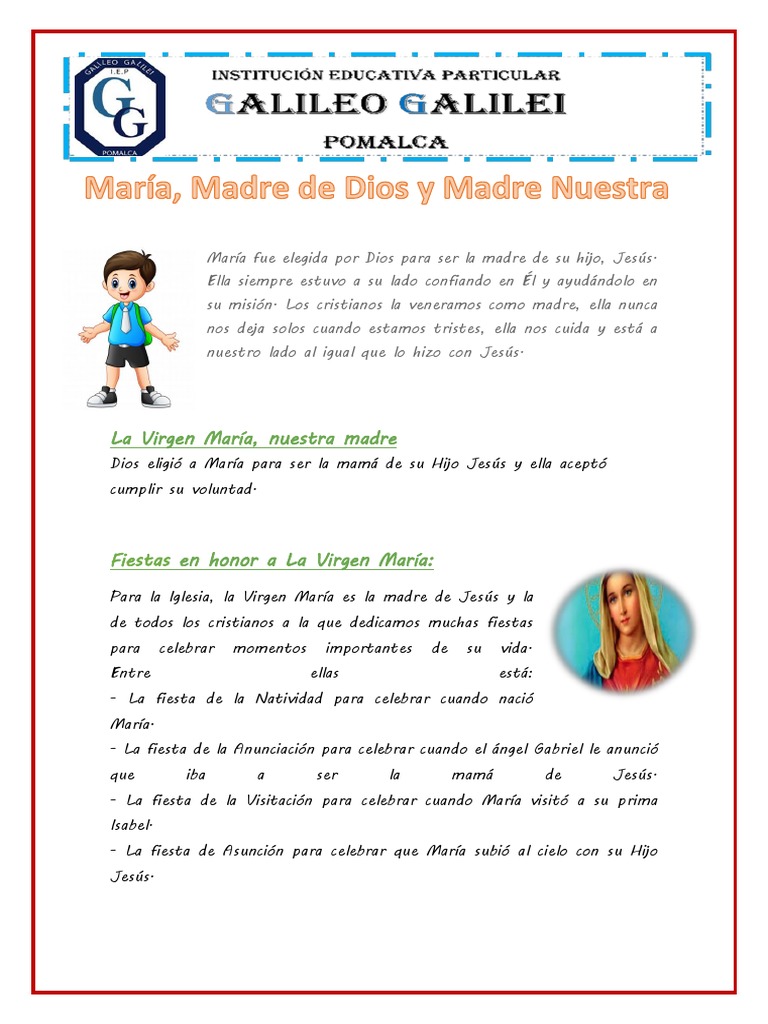 María Madre de Dios Y Madre Nuestra | PDF