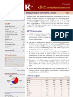 2009-06-03 KJMC Institutional Research Welspun Result Update