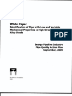 2009-09-00 INGAA Foundation White Paper ID of Pipe With Low and Variable Properties Search Able