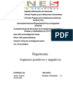 Hegemonia Aspectos Positivos y Negativos Abraham Hernandez 28434208