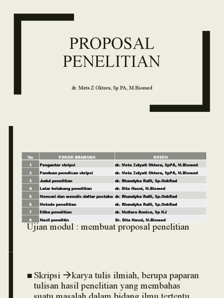 Panduan Penulisan Skripsi Kedokteran | PDF | Karier & Perkembangan | Seni