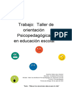 Trabajo - Taller de Orientación Psicopedagógica