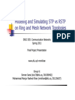 Modeling and Simulating STP Vs RSTP On Ring and Mesh Network Topologies