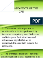 Components of CPU