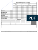 Inspección Preoperacional de Maquinaria