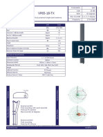 VP65-18-TX: Vertical Polarised Single Band Antenna