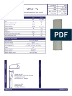 VP33-21-TX: Vertical Polarised Single Band Antenna