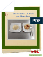 Mashed Potato & Bacon and Cheese Pasta: Prepare Starch Dishes