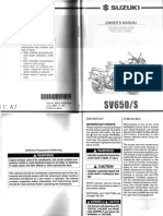 2000 SV650 S PDF