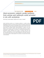 Atom-Economic Catalytic Amide Synthesis From Amines and Carboxylic Acids Activated in Situ With Acetylenes