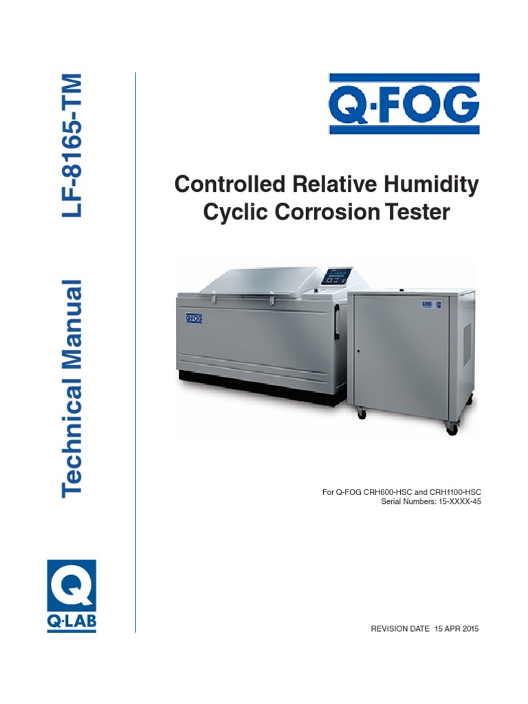 Q Lab CRH | PDF | Purified Water | Mains Electricity