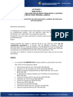 Caso Aplicado 1 Declaración de Renta Presuntiva y Anticipo de Renta para Persona Jurídica