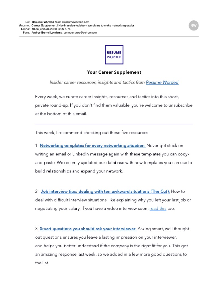 Career Insights and Networking Tips | PDF | Linked In | Communication