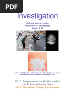 Investigation Final Curriculum