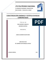 Caracterización Dinámica y Estática en Rocas Carbonatadas PDF