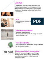 Lab 1 - Personal Info Slide