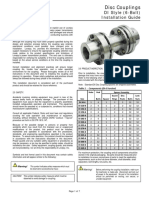Disc Couplings: DI Style (6-Bolt) Installation Guide