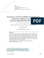 2018 Symmetry and Reversibility Properties For Quantum Algebras and Skew Poincaré-Birkhoff-Witt Extensions