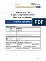 ENG ECI ELC SPC 004 Electrical Installation