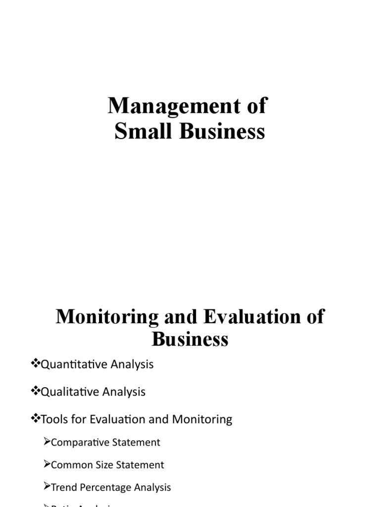 Management of Small Business | Download Free PDF | Economies | Business