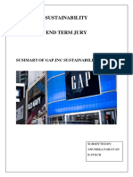 Gap Inc Sustainability Report Summary