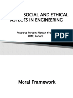 Hm-221 Social and Ethical Aspects in Engineering: Resource Person: Rizwan Younis UMT, Lahore