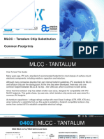 MLCC - Tantalum Chip Substitution Common Footprints: © 2018 AVX Confidential