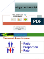 Epidemiology Lectures 3,4: Dr. Eman Khammas Al-Sadi Assistant Prof. in Pediatrics Chief of Community Medicine Department