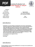 Formation Evaluation Lab.: Determine Lithology by Using IP Software