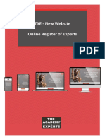TAE Online Register Information 2020