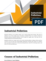Industrial Pollution: Moshiur Rahman I D: 1 9 2 0 4 0 3 3