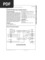 Lm1202 230 MHZ Video Amplifier System: General Description