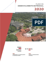 UFMG - Plano de Desenvolvimento de Pessoal - 2020