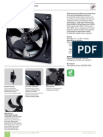 HXBR / HXTR Series: Plate Mounted Axial Flow Fans