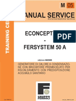 manuale servizio epoca f22ns equivalente ferroli 2569_354M0142 Econcept 50 A 06.2005 IT