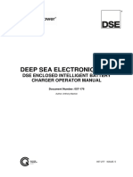 Deep Sea Electronics PLC: Dse Enclosed Intelligent Battery Charger Operator Manual