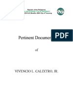 Pertinent Documents: Republic of The Philippines ACCESS EJC - Montilla, 9800 City of Tacurong