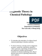 Chemical Pathology Workshop II - Diagnostic Theory in Chemical Pathology (2017.11.14)