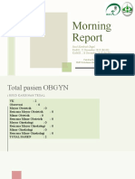 MORNING REPORT TEGAL OBGYN Tanggal 25-12-2019