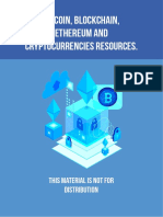 Bitcoin, Blockchain, Ethereum and Cryptocurrencies Resources