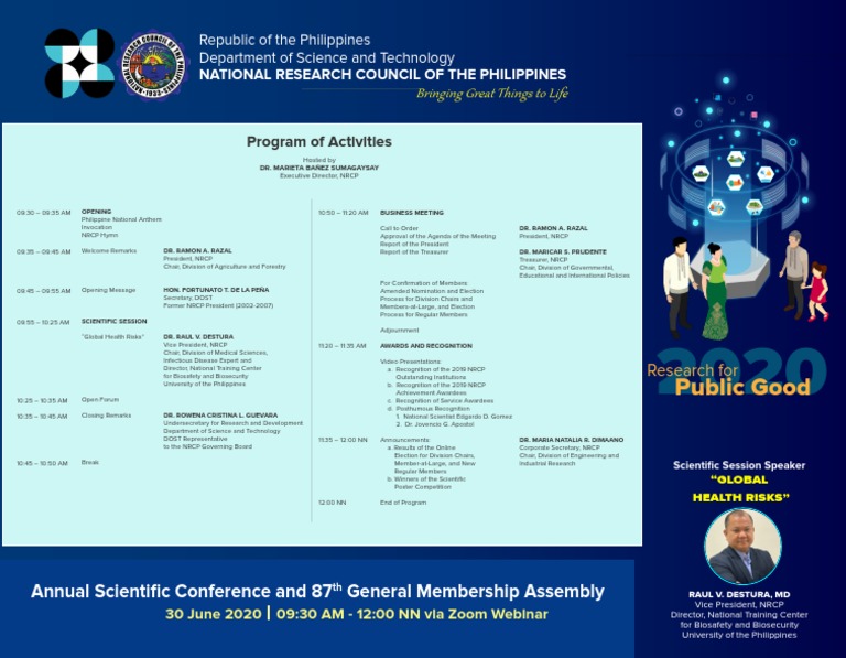 87th GMA Program PDF Science Science And Technology