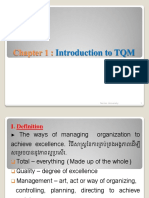 Chapter1 Introduction To TQM-English