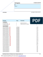 Parameter Settings Report (Program) : Drive Type / Model: Software: 7201 L1000A CIMR-L 4 0031