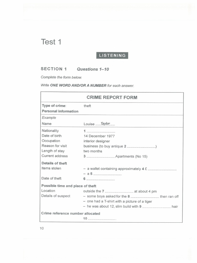 Lis Test 1 Cam 14 Part 1 and 2 | PDF