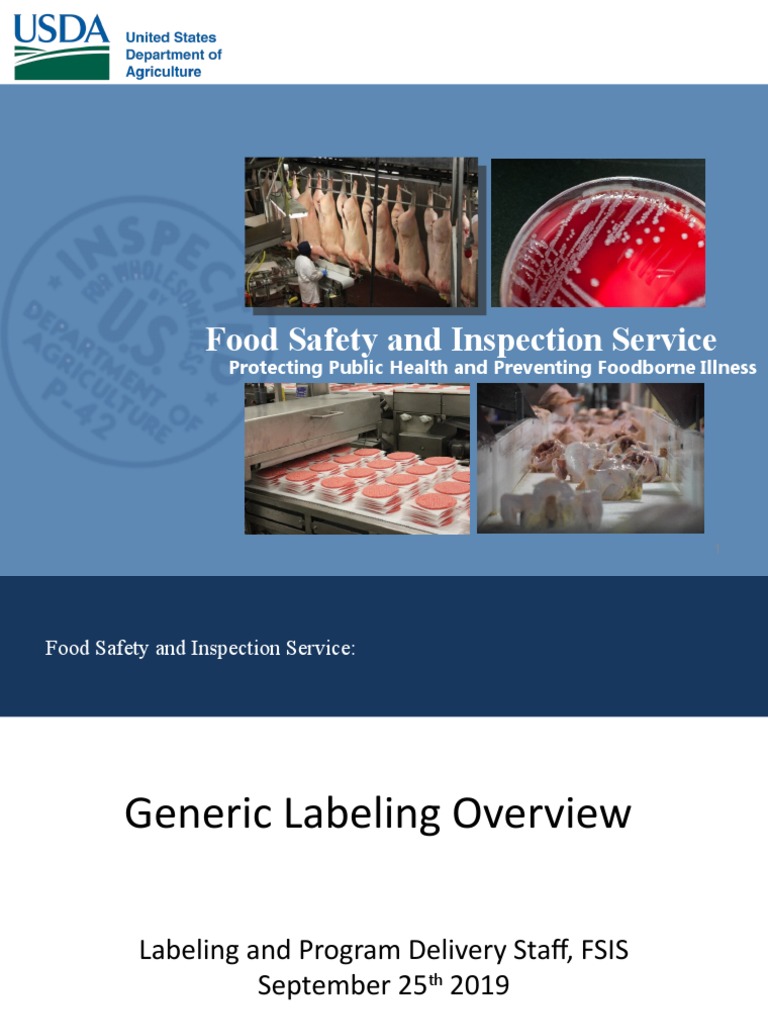 Food Safety and Inspection Service: Protecting Public Health and ...
