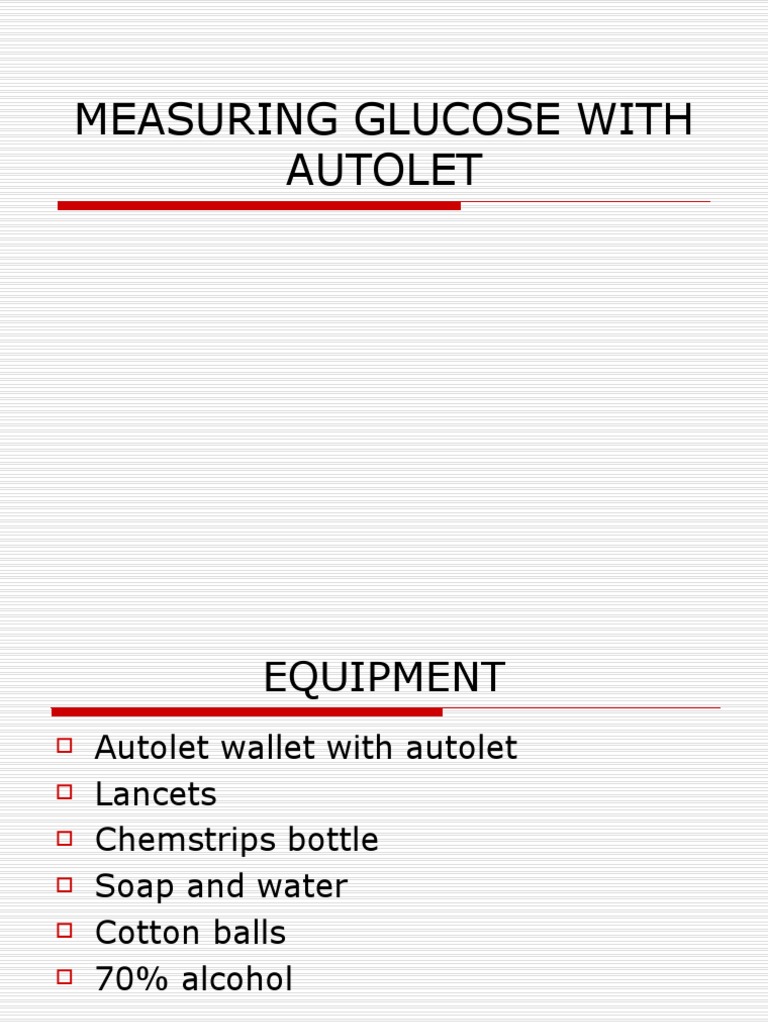 Using a Glucometer: Step-by-Step Guide | PDF